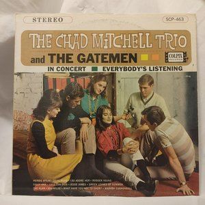 Vintage Record The Chad Mitchell Trio/The Gatemen Concert Everybodys Listening